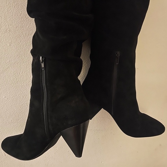 Vintage International concepts slouchy boots suede boots fall party winter - Picture 6 of 15